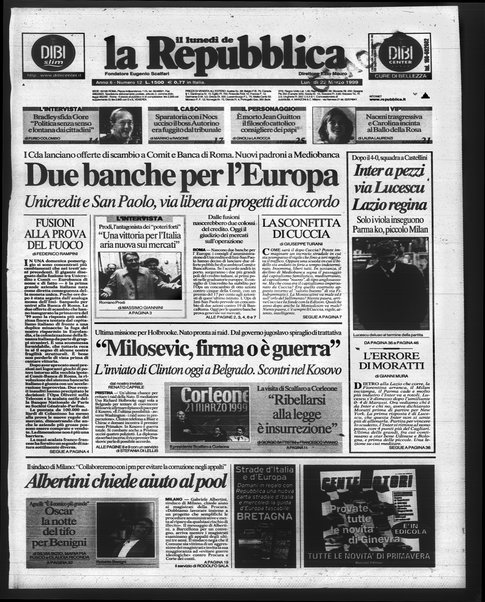 Il lunedì de La repubblica